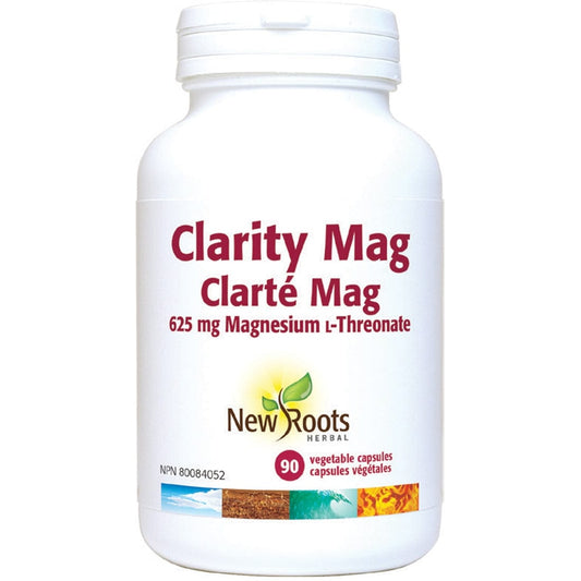 New Roots Clarity Mag 625mg, Magnesium L-Threonate