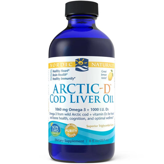 Nordic Naturals Arctic-D Cod Liver Oil, 237ml