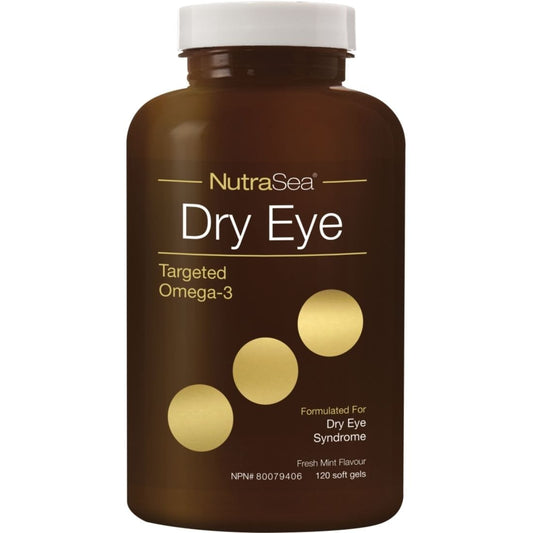 NutraSea Dry Eye Targeted Omega-3 (EPA, DHA, GLA), 120 Softgels (New!)