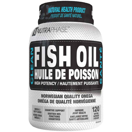 Nutraphase Clean Fish Oil, 120 Capsules