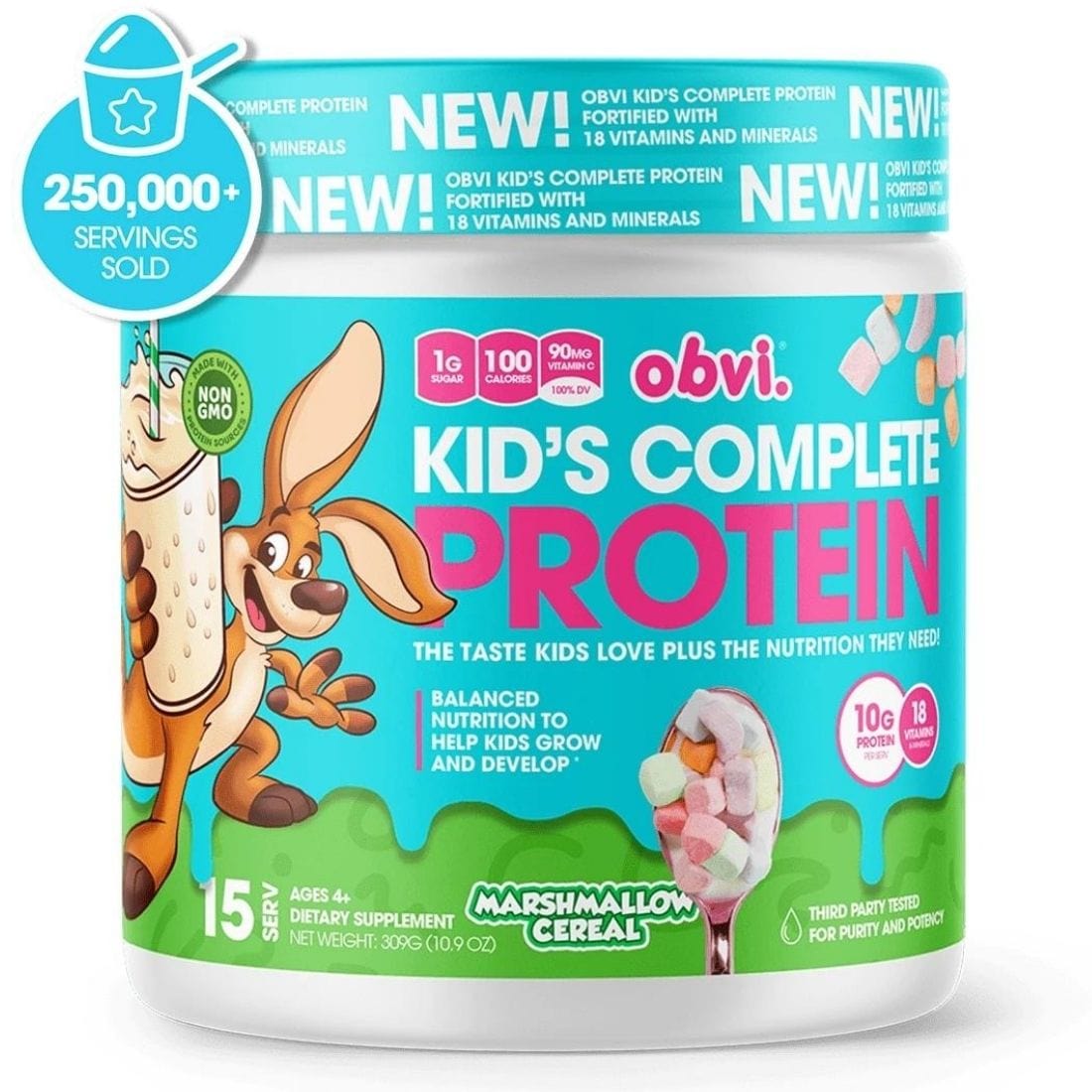 Obvi Kid's Complete Protein, 15 Servings
