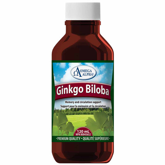 Omega Alpha Ginkgo Biloba, 120ml