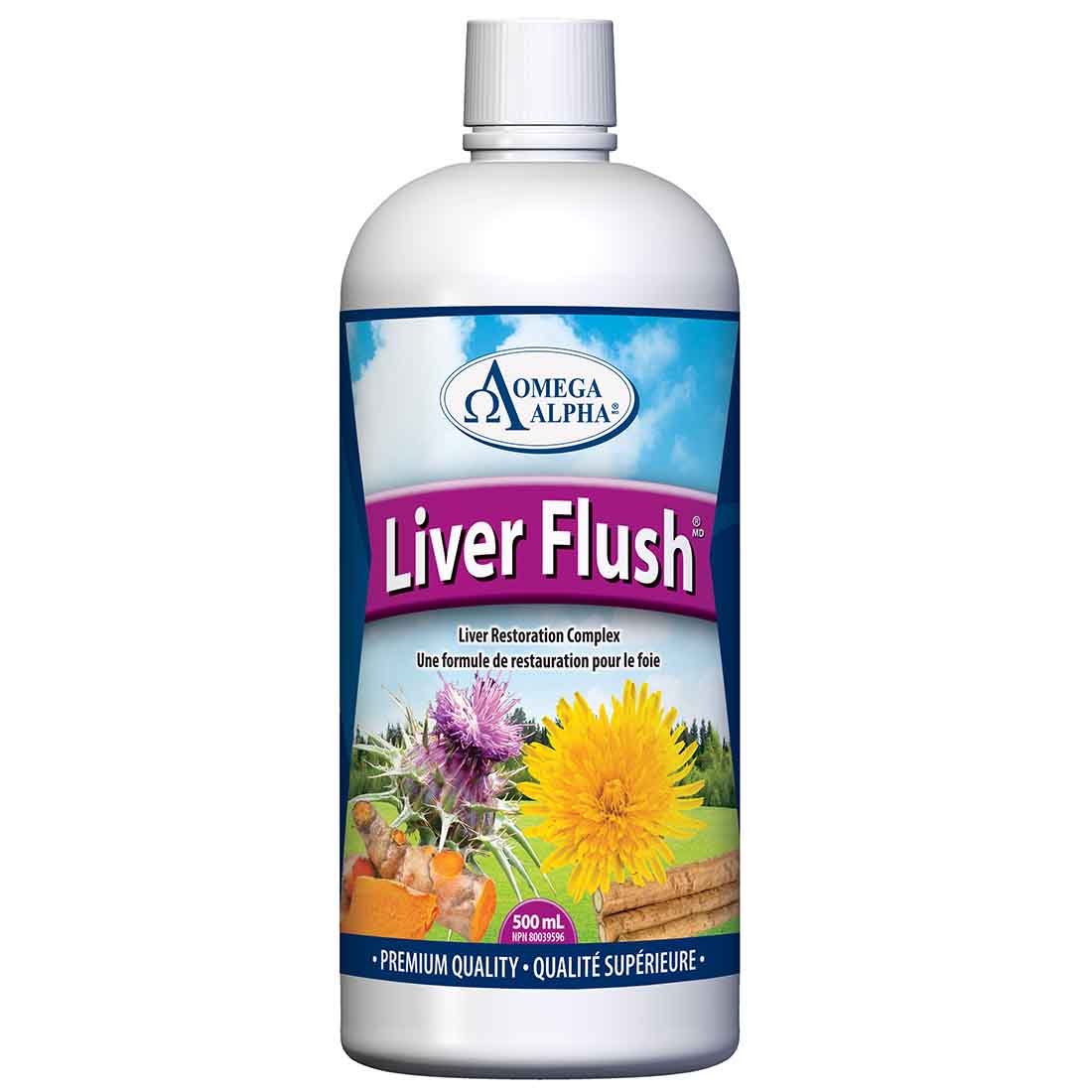 Omega Alpha Liver Flush (Liver Cleanse Formula), 500ml