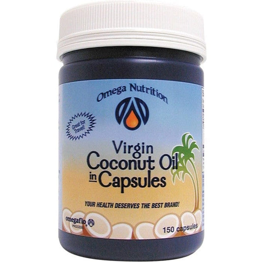Omega Nutrition Organic Virgin Coconut Oil, 150 Capsules