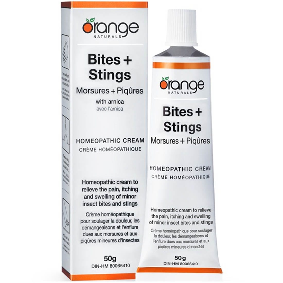 Orange Naturals Bites+Stings Homeopathic Cream, 50g
