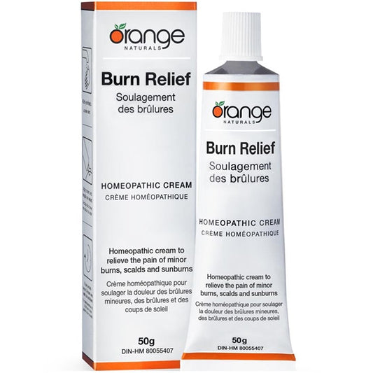 Orange Naturals Burn Relief Homeopathic Cream, 50g