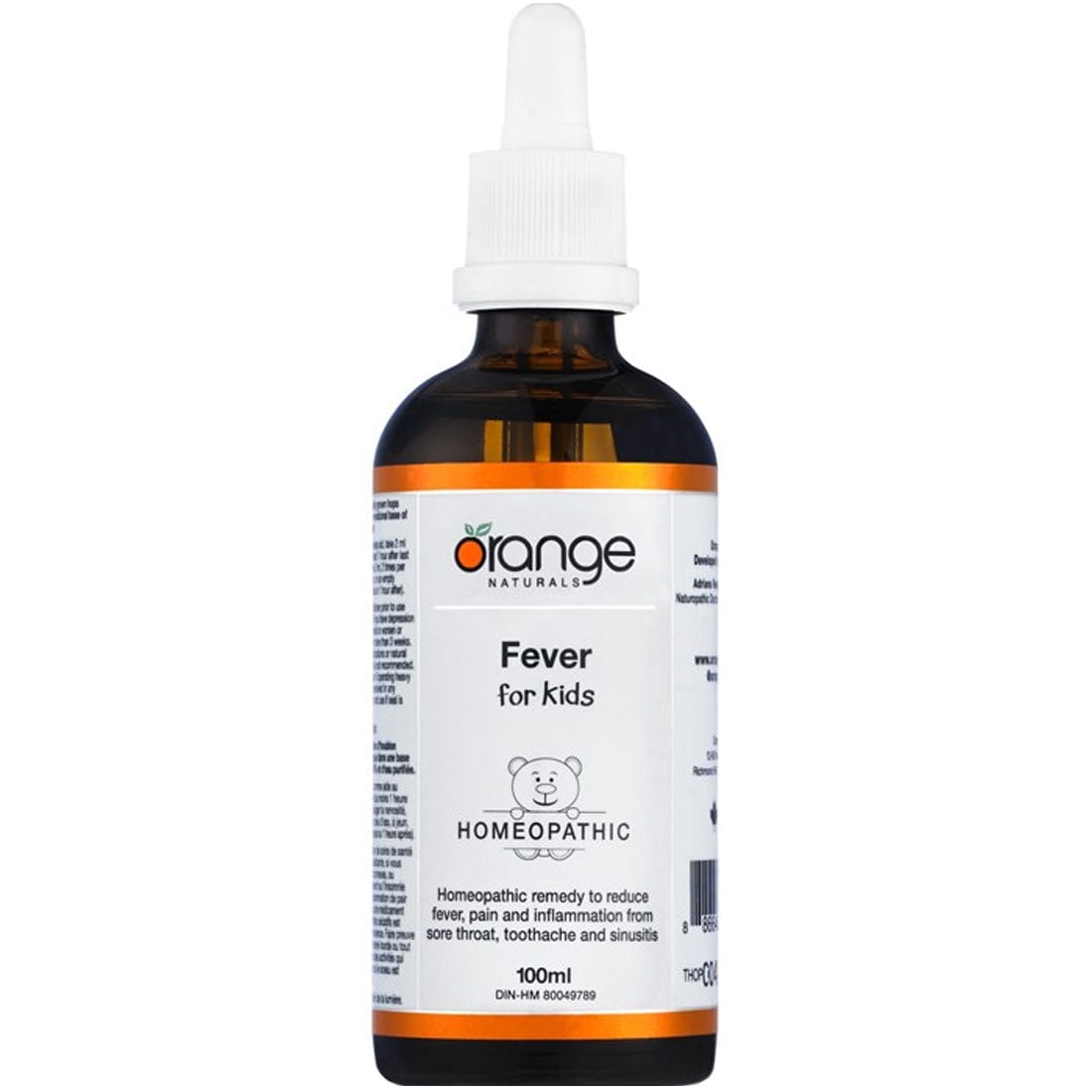 Orange Naturals Fever (for kids) Homeopathic Remedy, 100ml