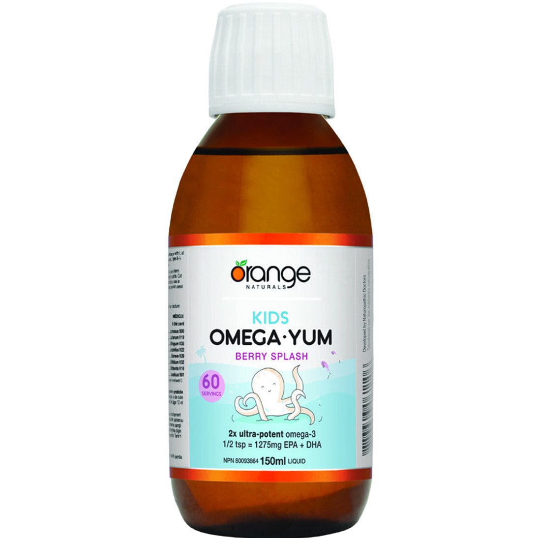 Orange Naturals Kids Omega YUM (Delicious Tasting Omega Oil), 150ml (NEW!)
