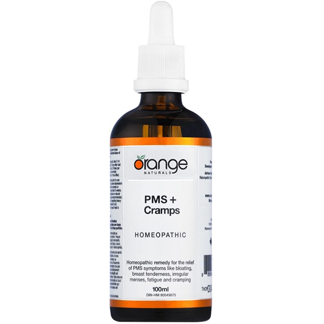 Orange Naturals PMS+Cramps Homeopathic Remedy, 100ml