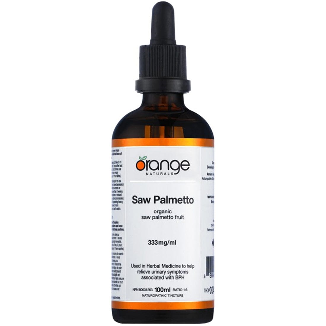 Orange Naturals Saw Palmetto, 100ml Tincture