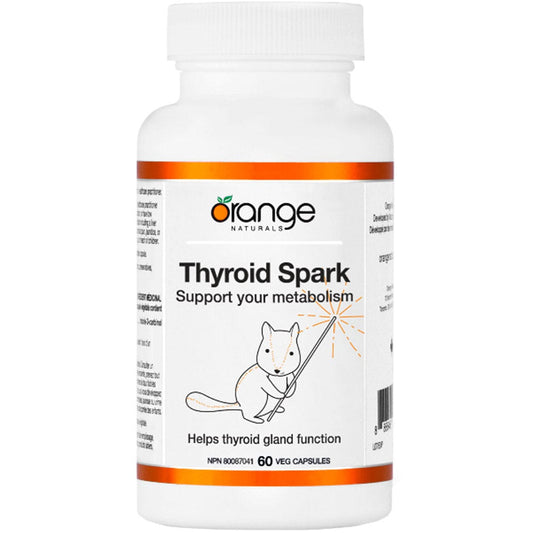 Orange Naturals Thyroid Spark (Formerly Thyroid Health), 60 V-Capsules