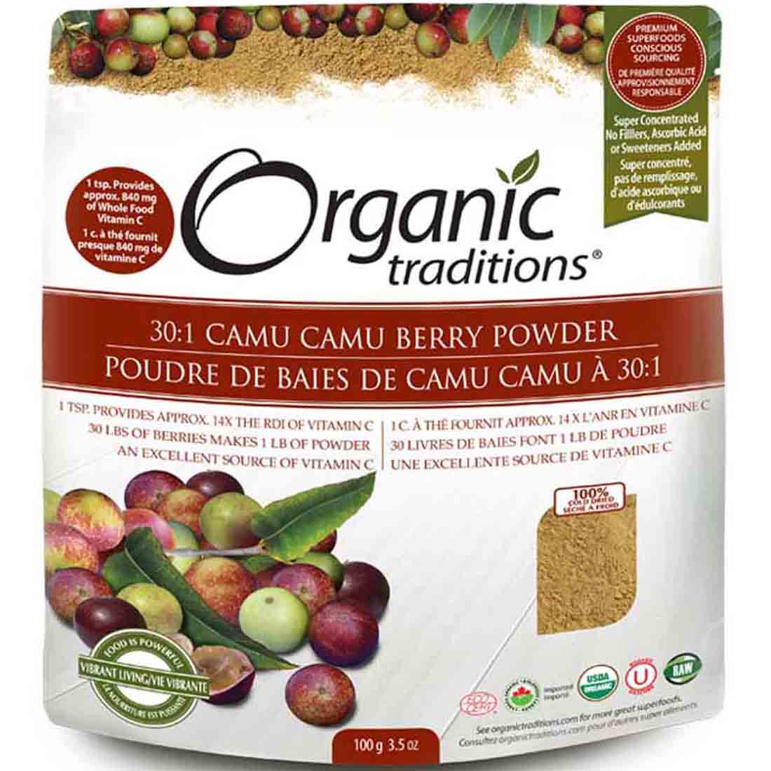 Organic Traditions Camu Camu Berry Powder – Vitamart.ca