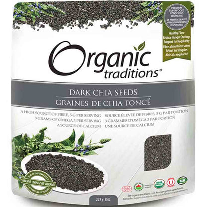 Organic Traditions Chia Seeds (Dark Whole)