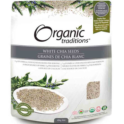 Organic Traditions Chia Seeds (White Whole)