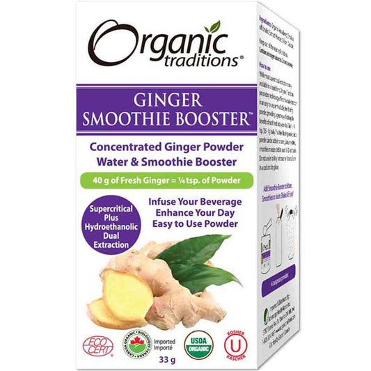 Organic Traditions Ginger Smoothie Booster (Formerly Full Spectrum Ginger), 33g