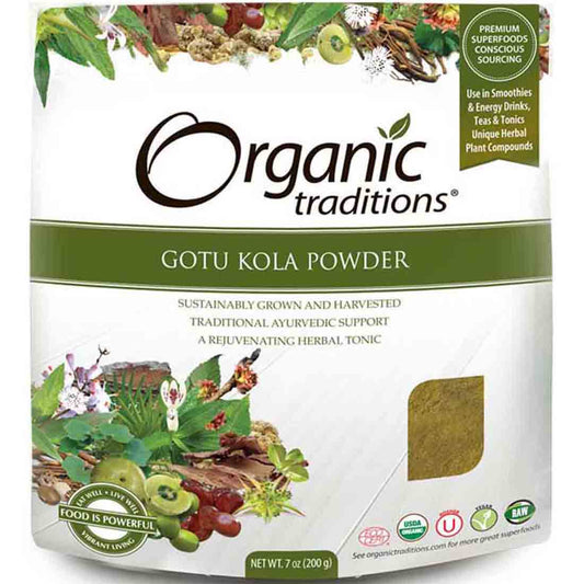 Organic Traditions Gotu Kola Powder, 200g