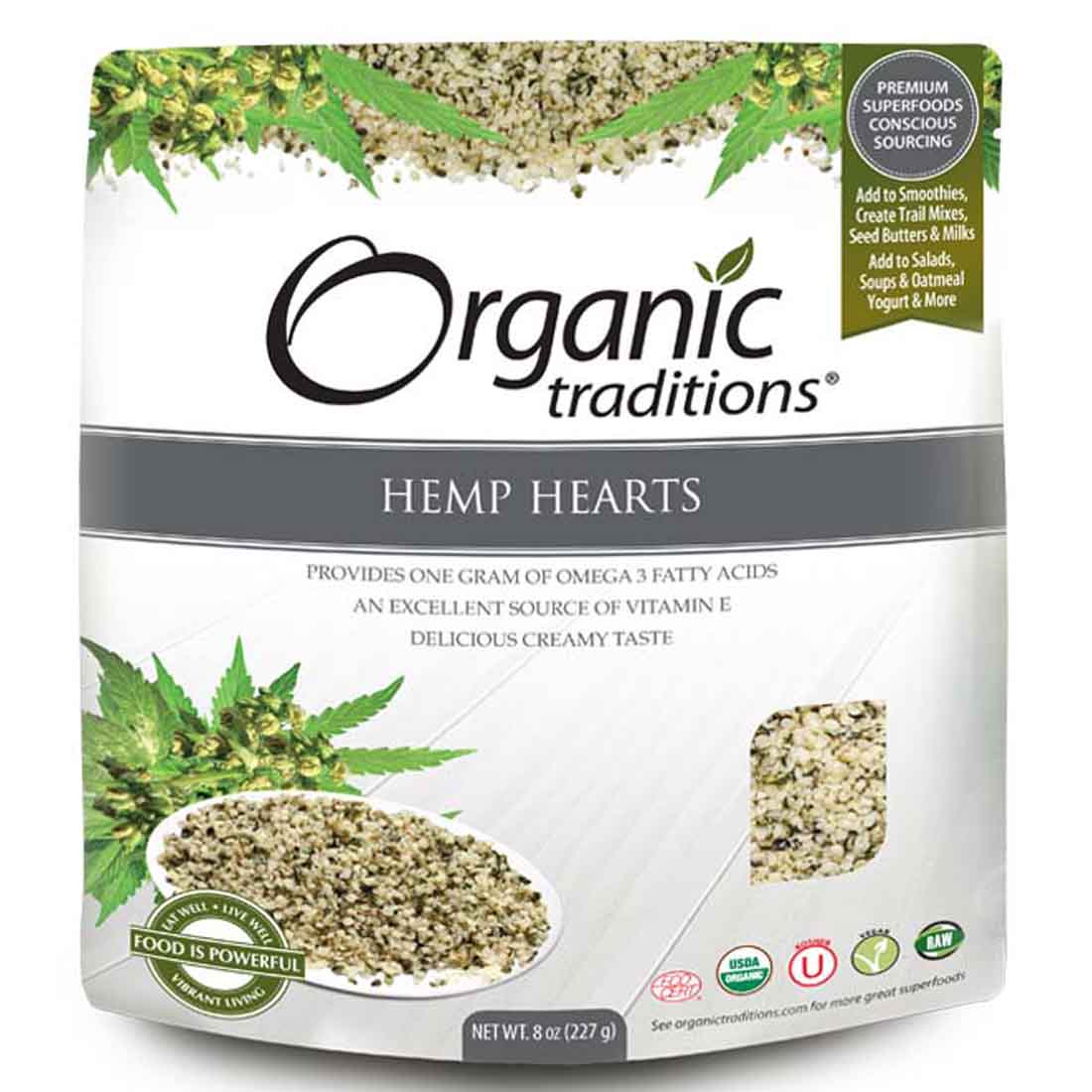 Organic Traditions Hemp Hearts