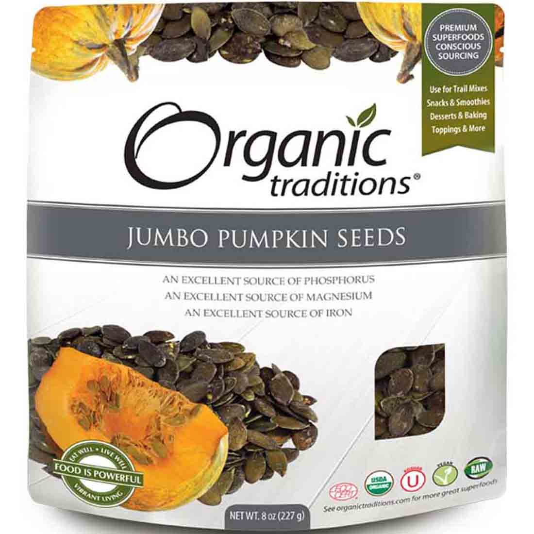 Organic Traditions Jumbo Pumpkin Seeds