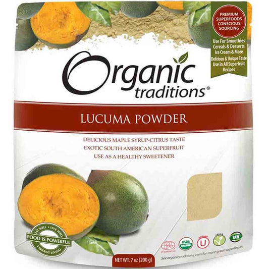 Organic Traditions Lucuma Powder, 200g