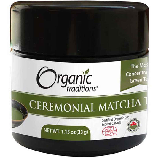 Organic Traditions Matcha Tea (Ceremonial), 33g