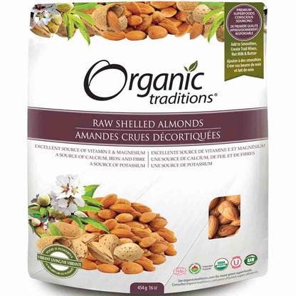 Organic Traditions Raw Shelled Almonds