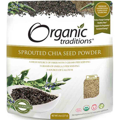 Organic Traditions Sprouted Chia Seed Powder