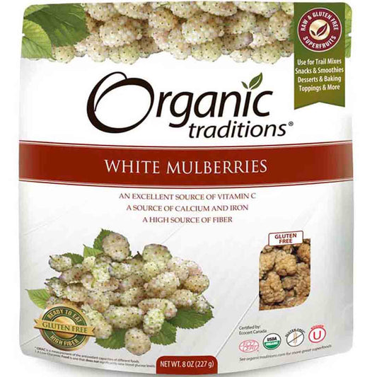 Organic Traditions White Mulberries
