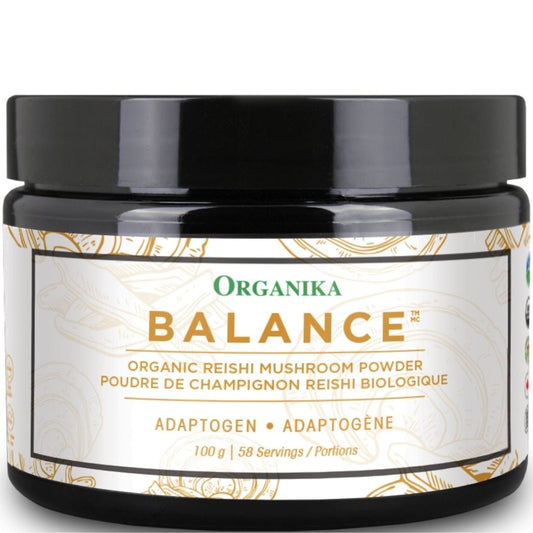 Organika Balance, Organic Reishi Mushroom Powder, 100g