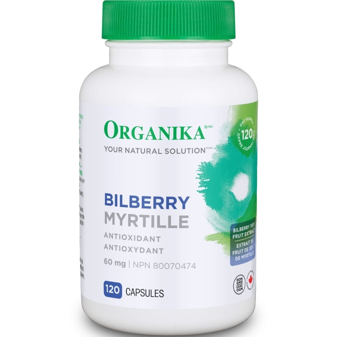 Organika Bilberry Extract, 60mg