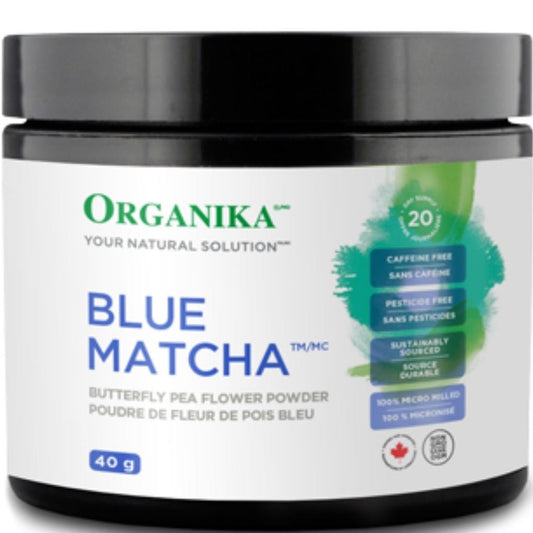 Organika Blue Matcha (Butterfly Pea Flower Powder), 40g