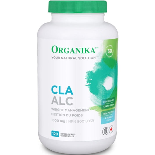 Organika CLA (Conjugated Linoleic Acid) 95%, 1000mg, 120 Softgels