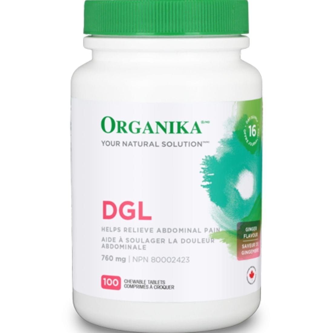 Organika DGL Chewable (Deglycyrrhizinated Licorice), 760mg
