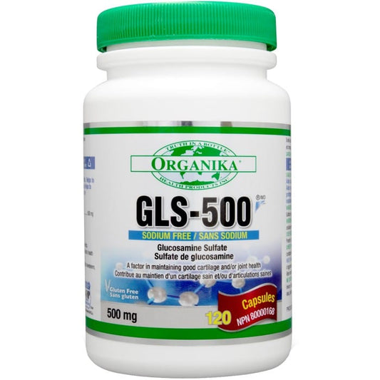Organika GLS-500, Glucosamine Sulfate Complex, 500mg