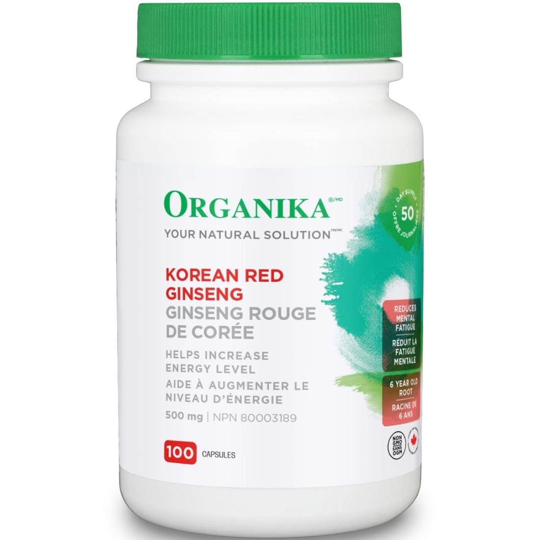 Organika Korean Red Ginseng 500mg