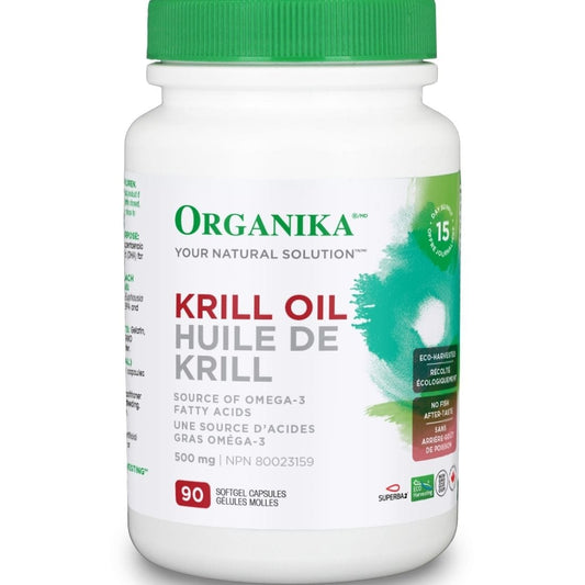 Organika Krill Oil, 500mg, 90 Softgels