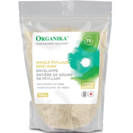 Organika Whole Psyllium Seed Husk, 454g