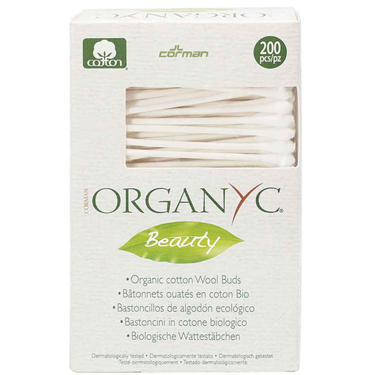 Organ(y)c Beauty Cotton Swabs, 100% Organic, 200 Swabs