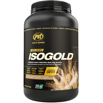 PVL IsoGold Whey Protein Isolate Protein Powder, With Probiotics, Enzymes & Zero Fillers
