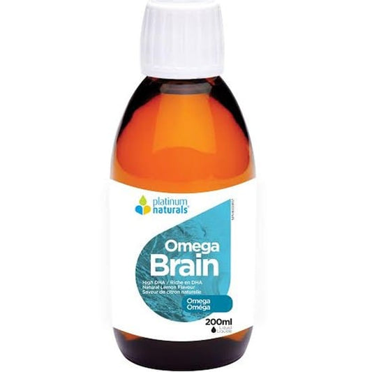 Platinum Omega Brain Liquid for Kids, Pregnant & Nursing Women, 200ml