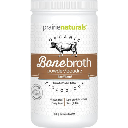 Prairie Naturals Bone Broth Protein (Organic, Non-GMO & Paleo Friendly), 300g