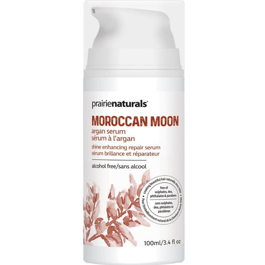 Prairie Naturals Moroccan Moon Argan Shine Enhancing Serum, 100 ml