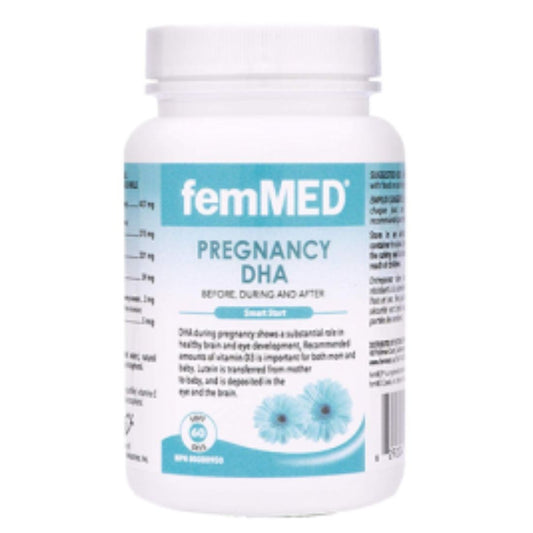FemMED Pregnancy + DHA, 60 Vegetable Capsules