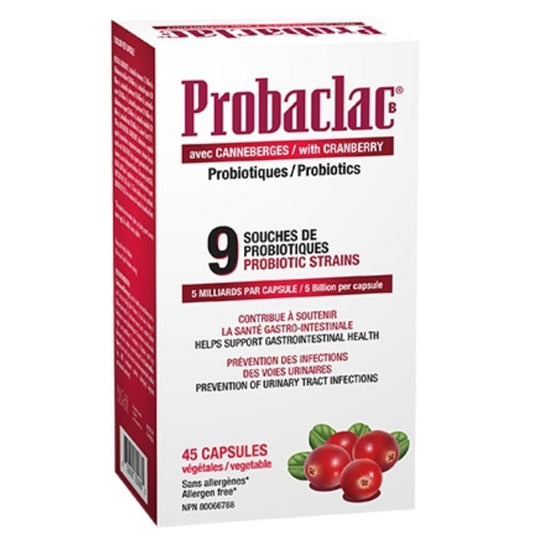 Probaclac Probiotics For UTI's, 45 Capsules