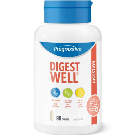 Progressive Digest Well (Plant Based Digestive Enzymes), 90 Capsules