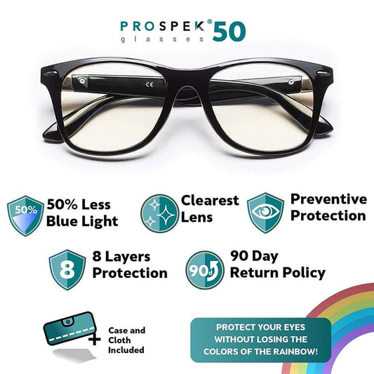 Prospek Anti-Blue Light Glasses Wayfarer