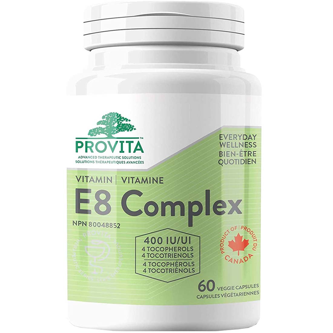 Provita E8 Complex, 60 Caps