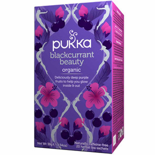 Pukka Organic Blackcurrant Beauty Tea, 20 Tea Sachets