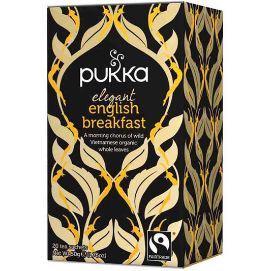 Pukka Organic Elegant English Breakfast Tea, 20 Tea Sachets