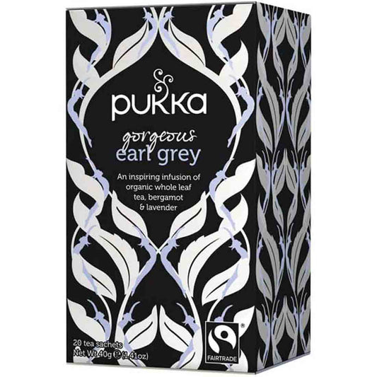 Pukka Gorgeous Earl Grey Tea, 20 Tea Sachets