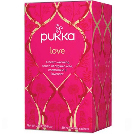 Pukka Organic Love Tea, 20 Tea Sachets